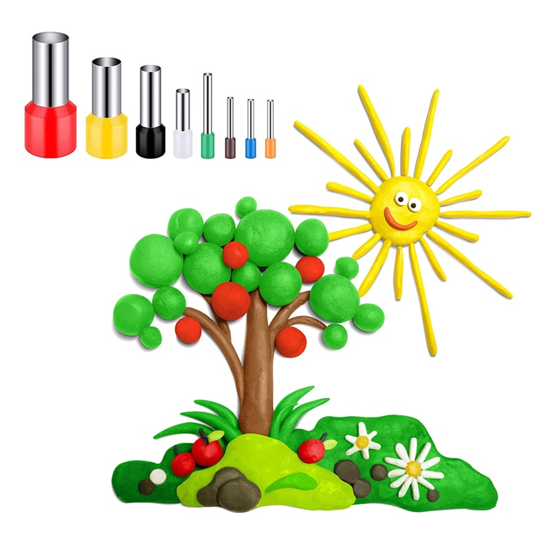 Set 40 Dụng Cụ Cắt Đất Sét 1-10mm