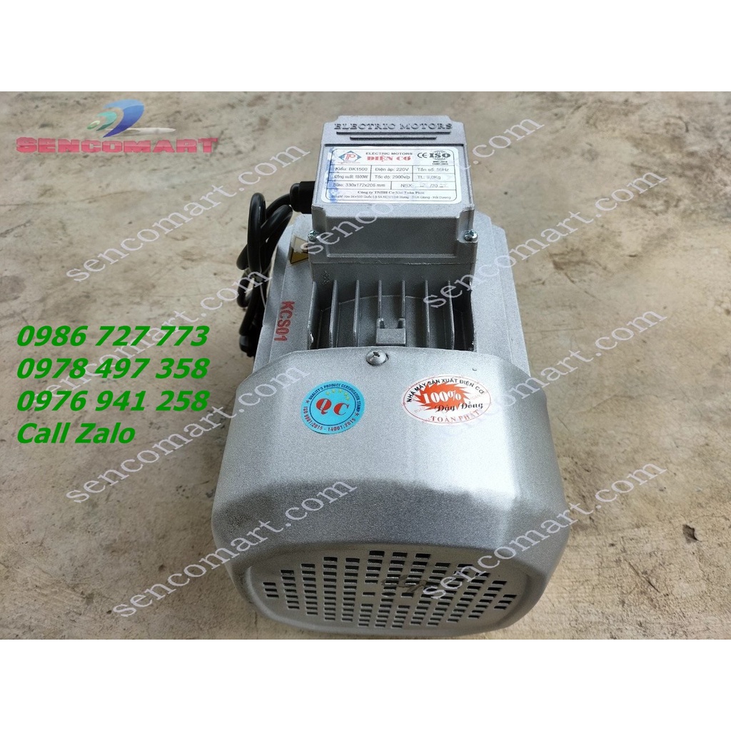 Động cơ điện 2HP Toàn Phát- Motor Toàn Phát 1,5kw chất lượng cao