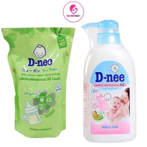 Nước rửa bình sữa dnee ( chai 500ml - túi 550ml ) chính hãng có tem Đại Thịnh nhập khẩu