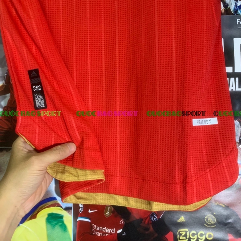 ManU  đỏ sân mùa giải 22/23-Bộ áo bóng đá bản Fan vải Thái cao cấp