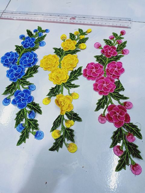 Giảm Giá Hoa Thêu 3D Đính Áo - Beecost