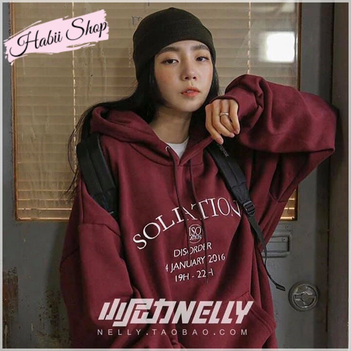 Áo hoodie unisex - Áo nỉ hoodie nữ có mũ HABII AH01 | BigBuy360 - bigbuy360.vn