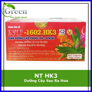 Phân bón chậm tan dạng túi lọc HVP 1602 HK3 dưỡng cây sau ra hoa