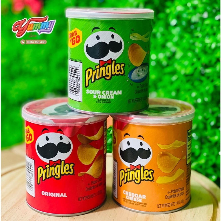 Snack Khoai Tây Pringles Các Vị Hộp 40G