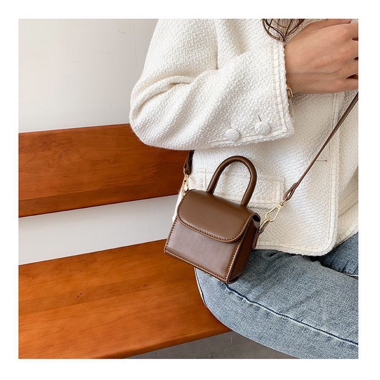 Túi Đeo Chéo mini Hình Vuông Màu Sắc Xinh Xắn Phong Cách Hàn Quốc Thời Trang Cho Nữ