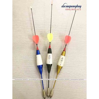 Phao câu lục bềnh gỗ basa chì đồng ngày đêm bầu 30