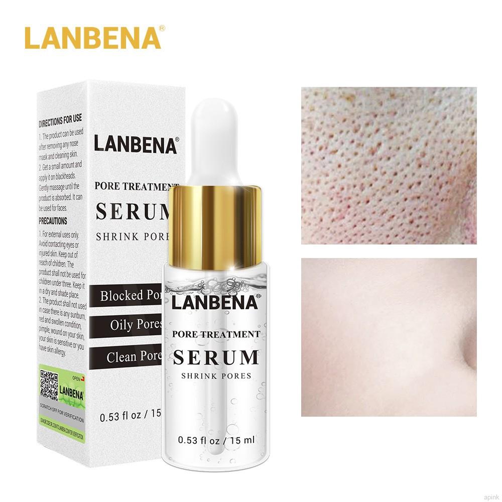 [Hàng mới về] Serum Lanbena thu hẹp lỗ chân lông làm sạch mụn đầu đen 15ml