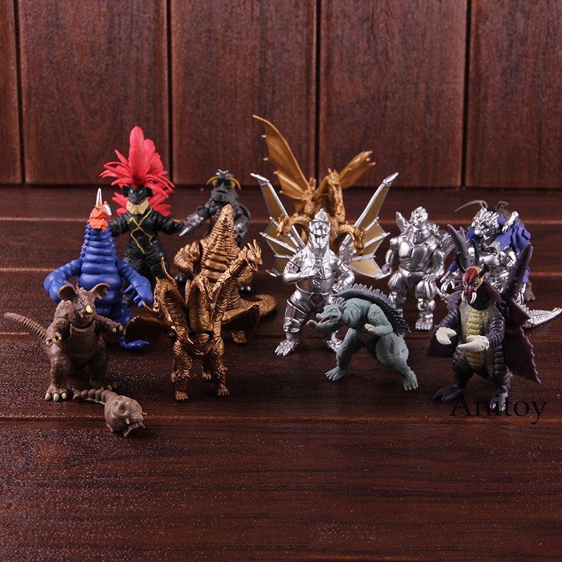 Set 14 mô hình đồ chơi nhân vật godzilla