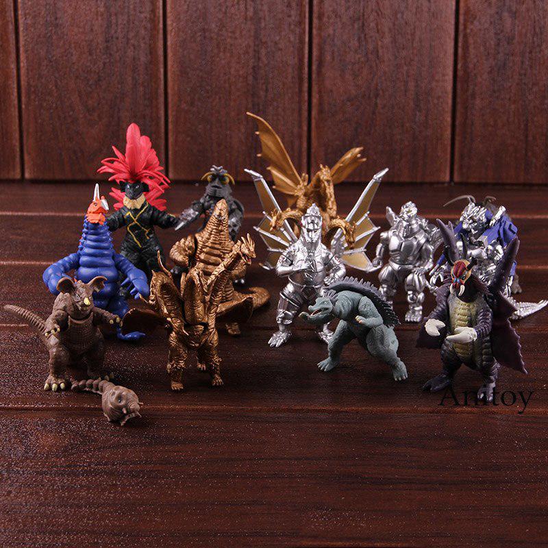 Set 14 mô hình đồ chơi nhân vật godzilla