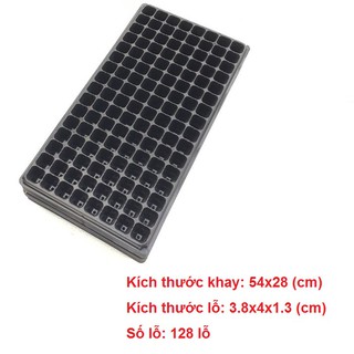 20 khay ươm hạt 128 lỗ, hàng loại 1 chất lượng cao