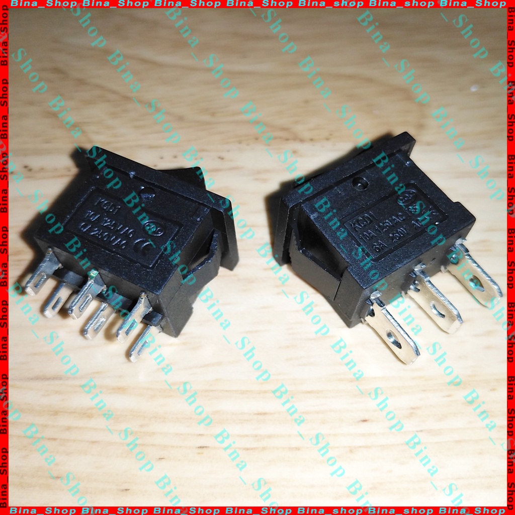 Công tắc 3 chế độ ON-OFF-ON 10A/125V 6A/250V kích thước 21x15mm