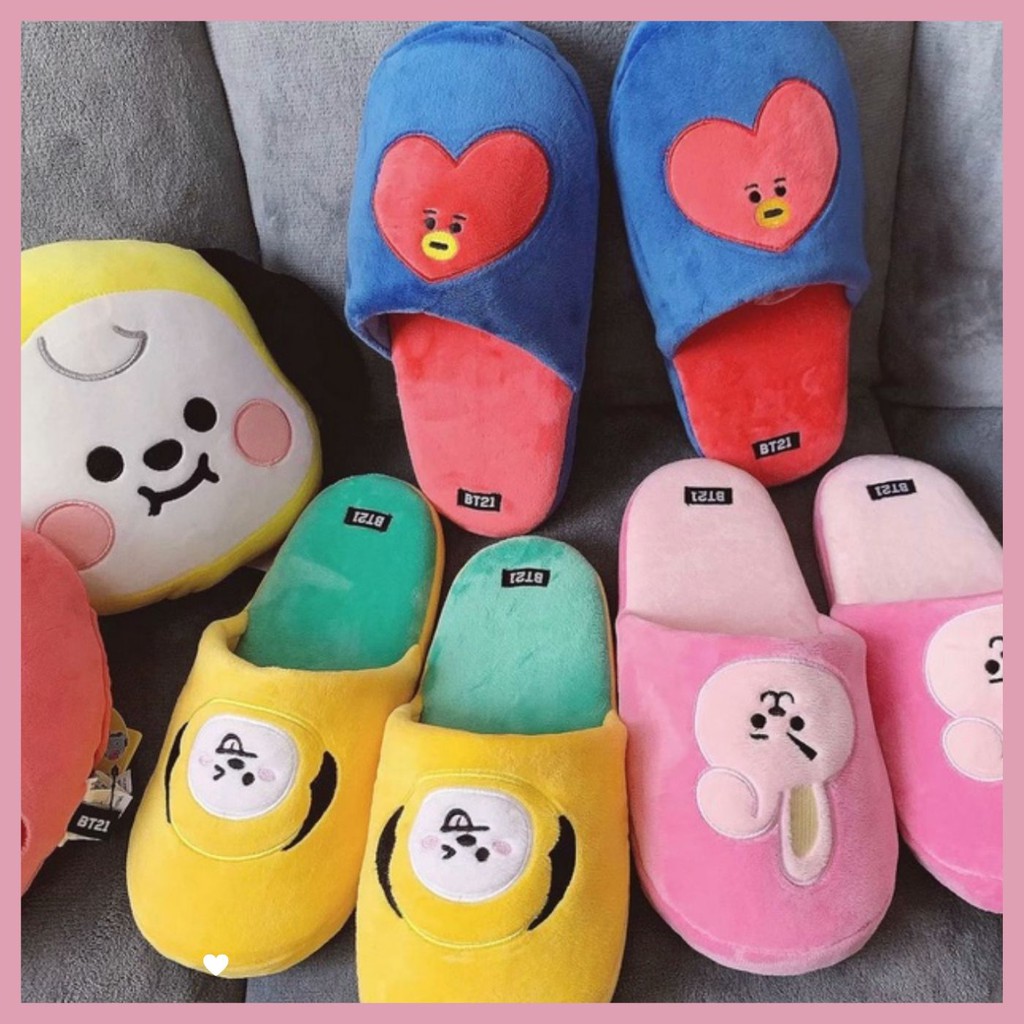 DÉP ĐI TRONG NHÀ BT21 - MỀM MỊN SIÊU CƯNG