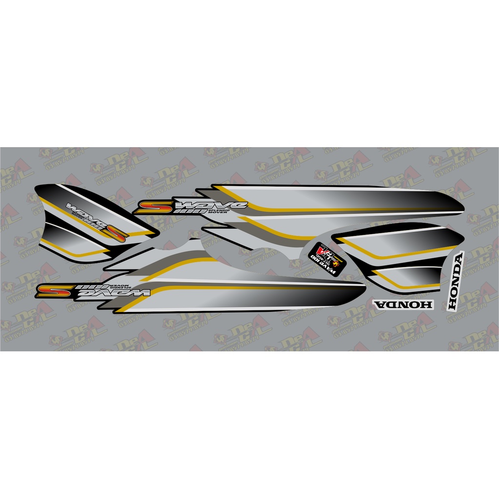 Tem rời Wave 50 - 100 cc Đời 2006-2016 mẫu wave s zin 917466