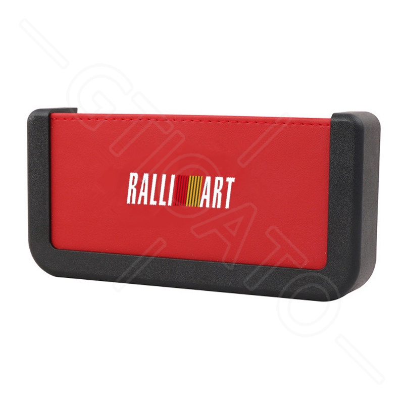 GTIOATO Cho RALLIART Hộp Đựng Điện Thoại Trên Oto Khay ĐựNg Đồ Ô Tô Hộp Đựng Điện Thoại Trên Xe Túi Đựng Điện Thoại Trên Ô Tô HộP ĐựNg Đồ TrêN Ô Tô Phụ Kiện Xe Hơi Cho Mitsubishi L300 L200 Xpander Cross Outlander Attrage Xpander Lancer