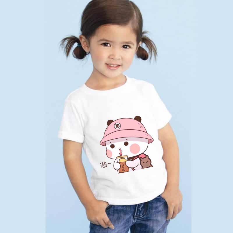 áo thun bé gái dễ thương cotton thoải mái dễ chịu