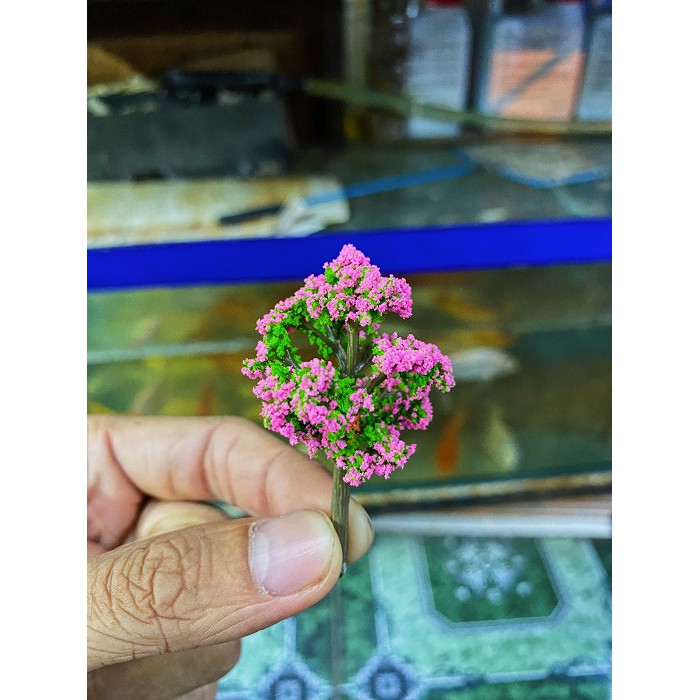 CÂY GIẢ TRANG TRÍ BỂ CÁ, CHẬU CÂY CẢNH CAO 6 CM MẪU 2