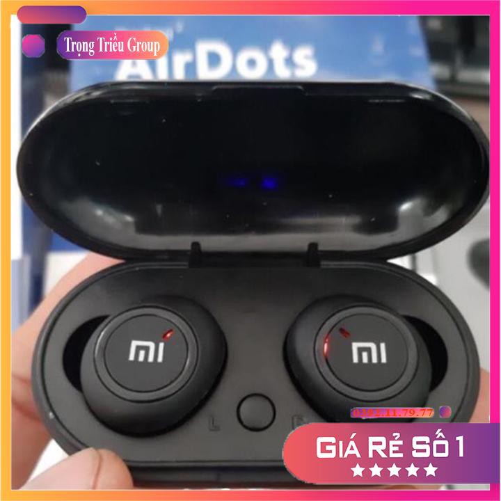 Tai nghe bluetooth không dây Xiaomi - Redmi Airdots Đen - Bluetooth 5.0 | BigBuy360 - bigbuy360.vn