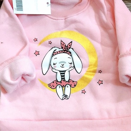 Váy littlemaven hồng thỏ chân voan