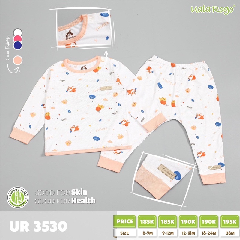 Bộ dài ualarogo bổ trụ cho bé yêu thoải mái vận động