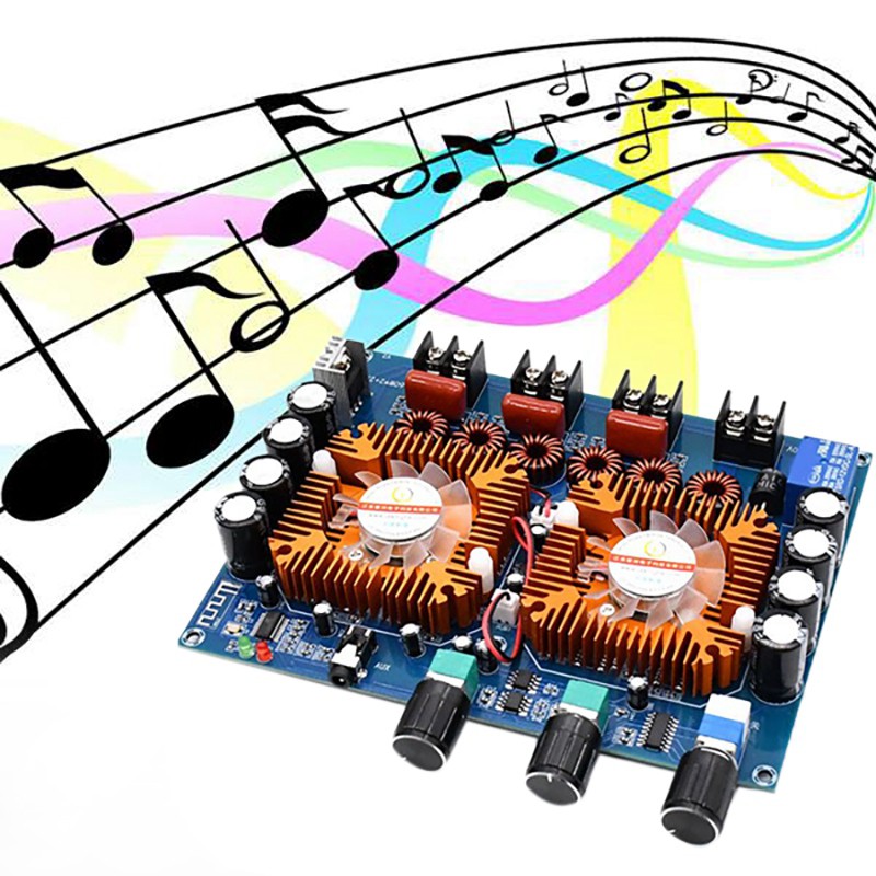 Bảng Mạch Khuếch Đại Công Suất Cao Xh-A128 Tda7498Ex2 160wx2 + 220w CHANNEL