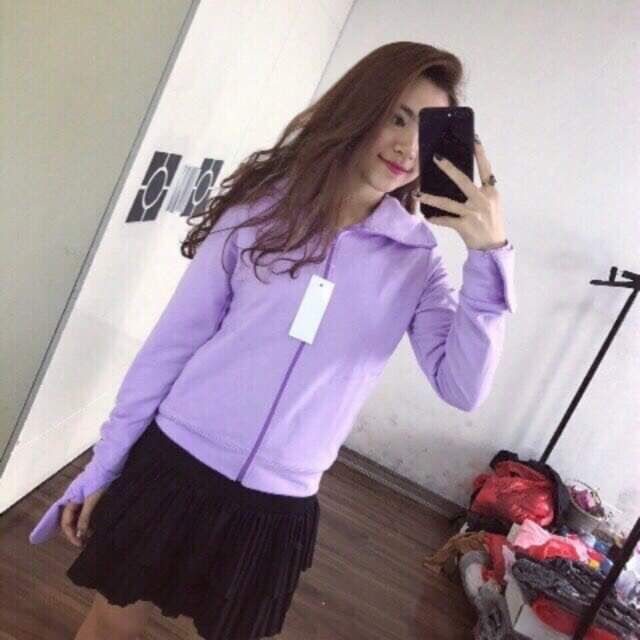 [XẢ HÀNG KHÔNG ĐỦ SIZE] Áo nắng cotton dáng ngắn, vải co dãn 4c, bao tay chùm kín, mũ rộng khóa kéo kín qua mũi | BigBuy360 - bigbuy360.vn