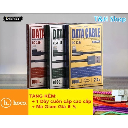 Cáp Sạc Iphone - Chống Gãy - Hàng Chính Hãng Remax - BH 12 tháng