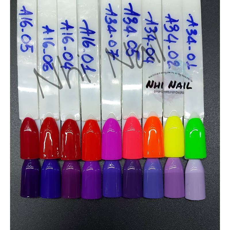 Sơn gel AS mẫu chai đỏ (Được chọn màu)