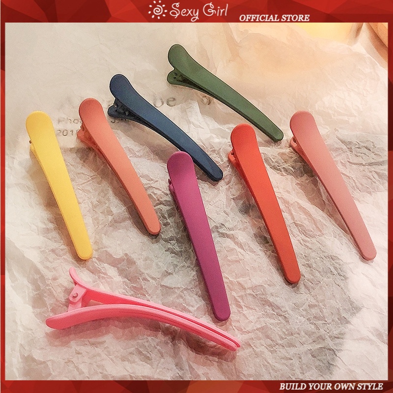 1 Kẹp Tóc Hình Mỏ Vịt Nhiều Màu Sắc Bằng Acrylic Gợi Cảm Dành Cho Bạn Nữ