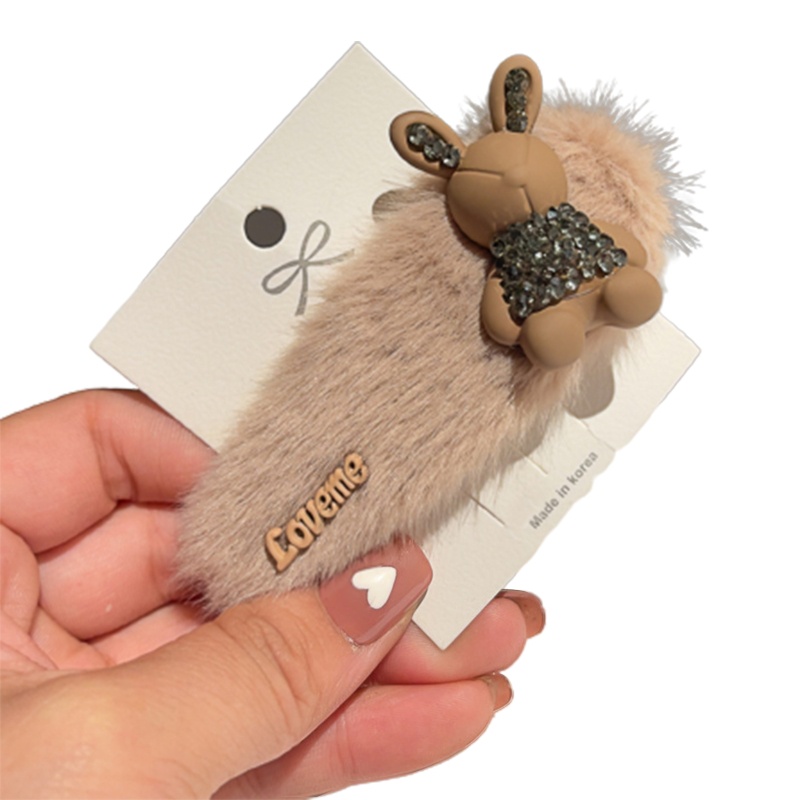 Kẹp Tóc Hình Thỏ Hóa Trang Nhân Vật Hoạt Hình flgo