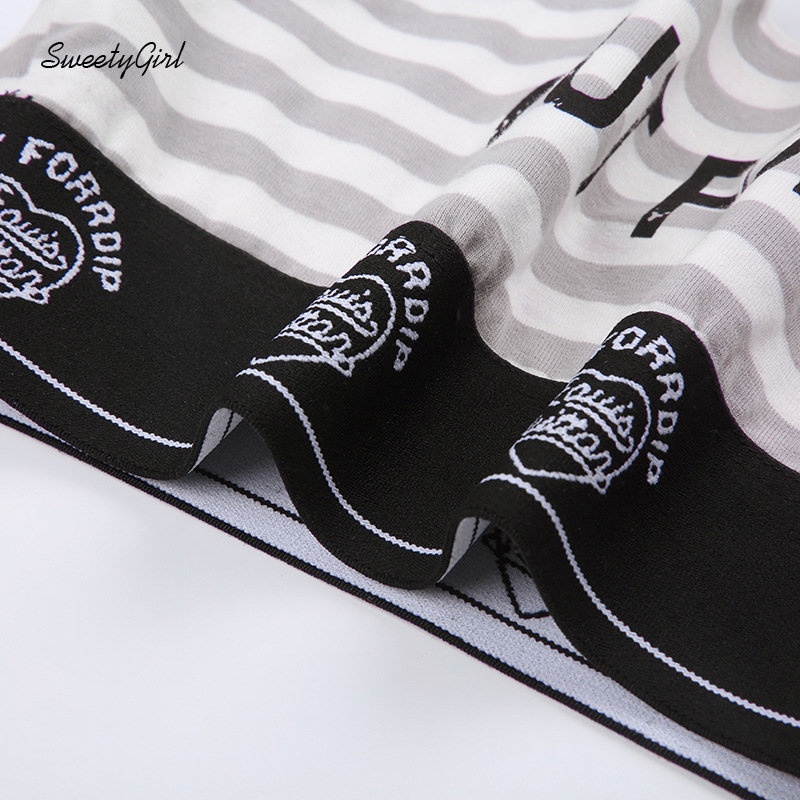 Áo Không Tay Hở Vai Eo Thấp In Chữ Phối Màu Tương Phản Thời Trang 2022 Cho Nữ