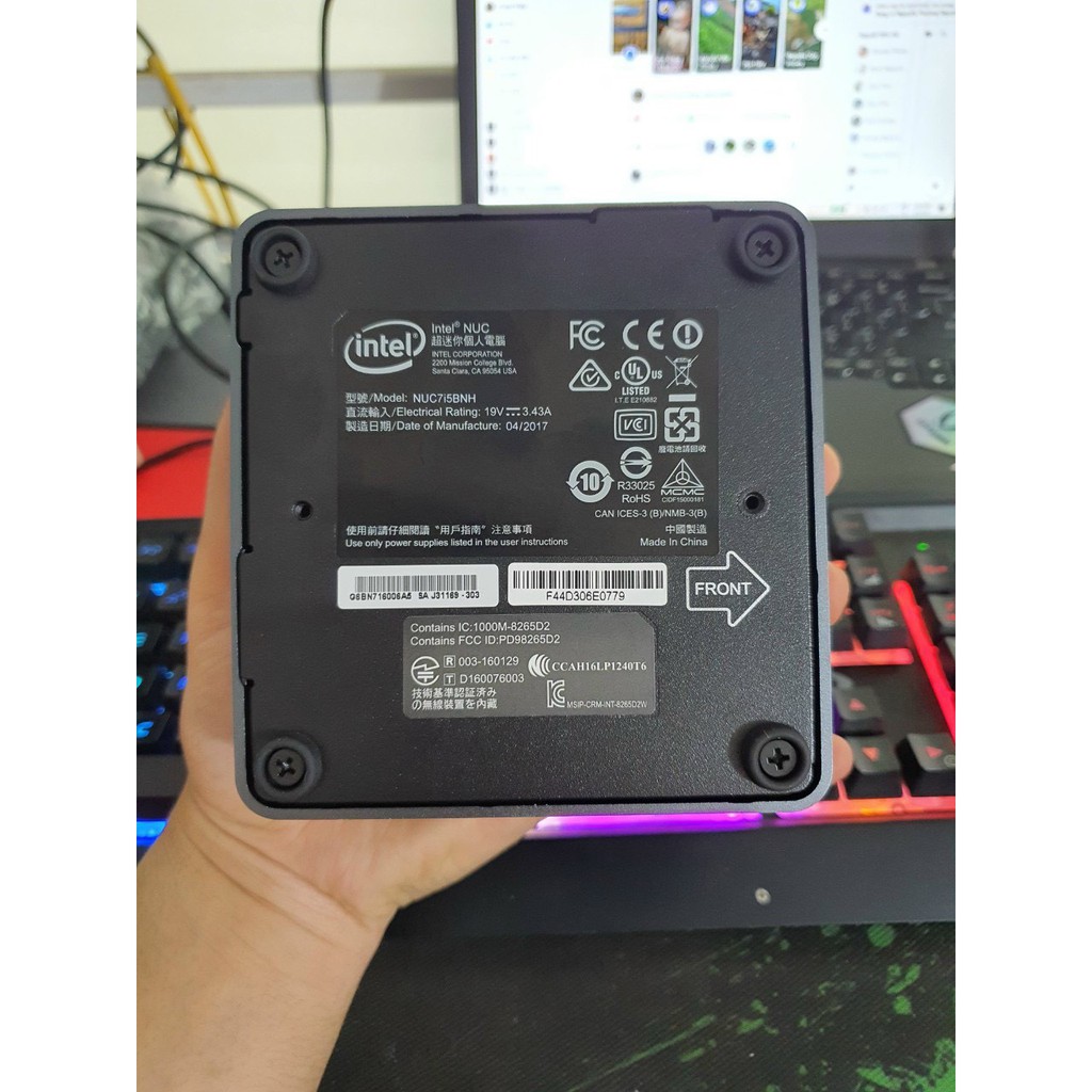 Adapter nguồn máy tính mini Intel DC 19v