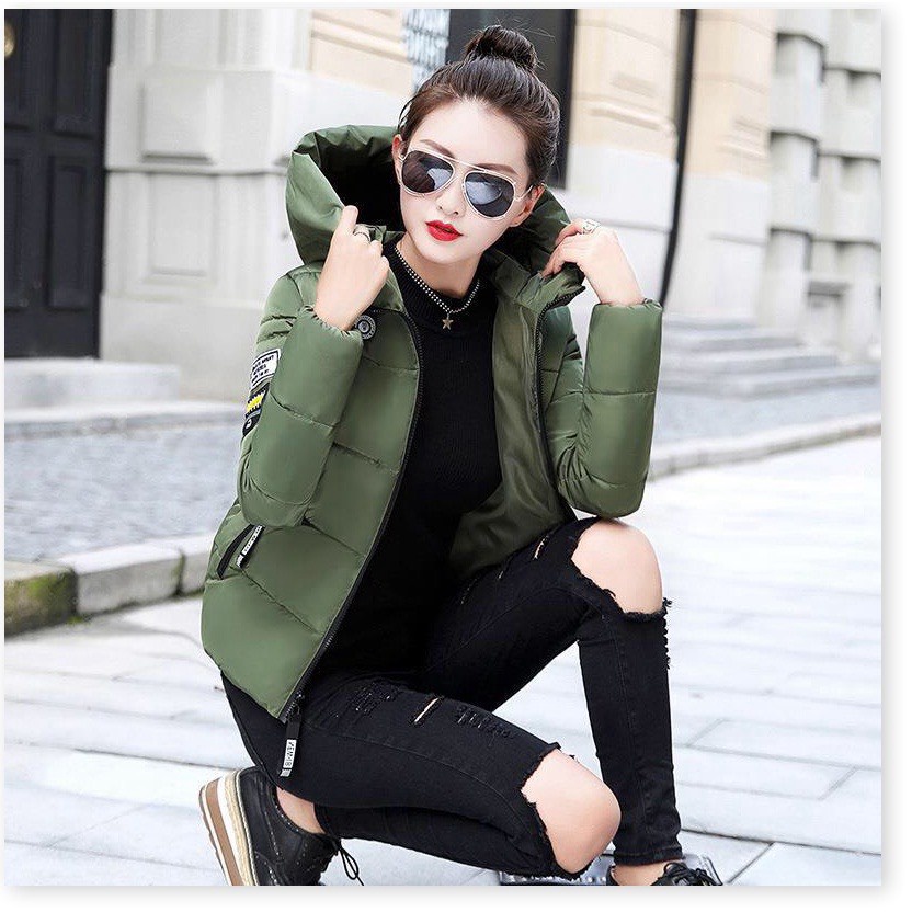 (HCM) ÁO KHOÁC PHAO NỮ THỜI TRANG THU ĐÔNG CỰC ẤM ÁP - PHONG CÁCH NỮ TÍNH - CÓ MŨ TRÙM ĐẦU GIỮ ẤM CƠ THỂ CỰC TỐT KME FAS