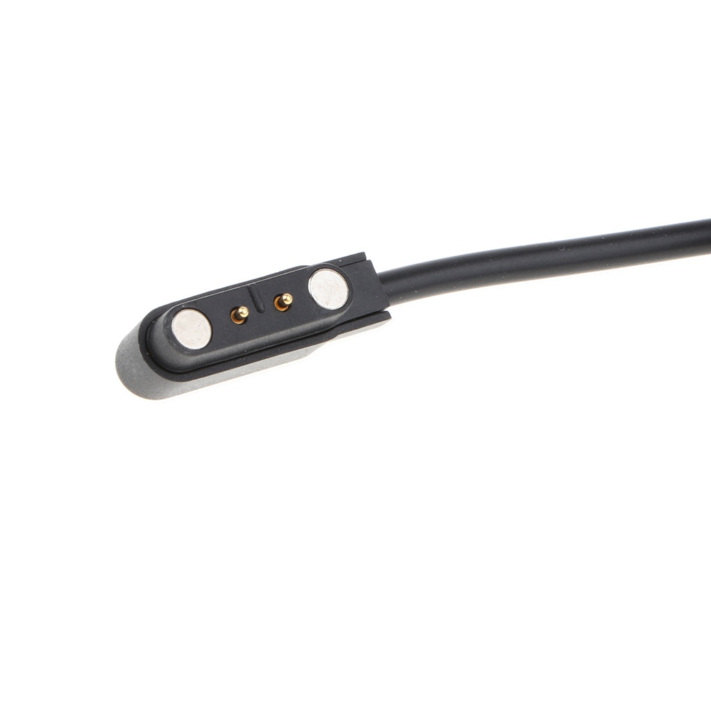 Dây Cáp Sạc Nam Châm 2 Pin Cổng Usb Cho Đồng Hồ Đeo Tay Bubble Shop61 Đen