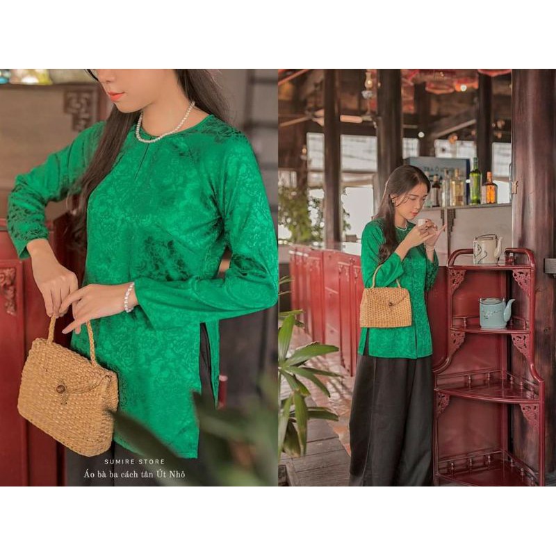 Đồ đi chùa _ SET BỘ BÀ BA GẤM CAO CẤP