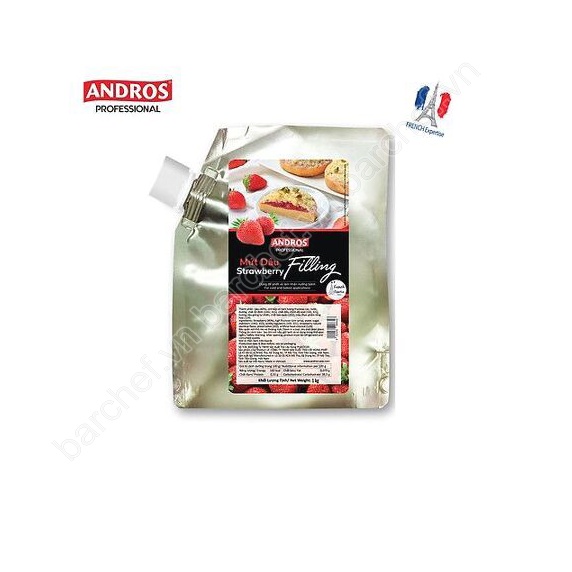 Mứt Filling Dâu tây Andros  - túi 1kg