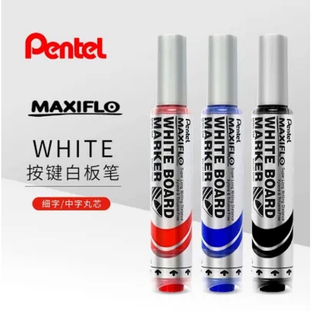 Bút viết lông bảng bấm Pentel MWL5