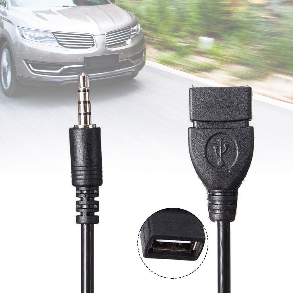 Bộ 4 Dây Cáp Âm Thanh Nối Dài Cổng USB Cho Xe Hơi
