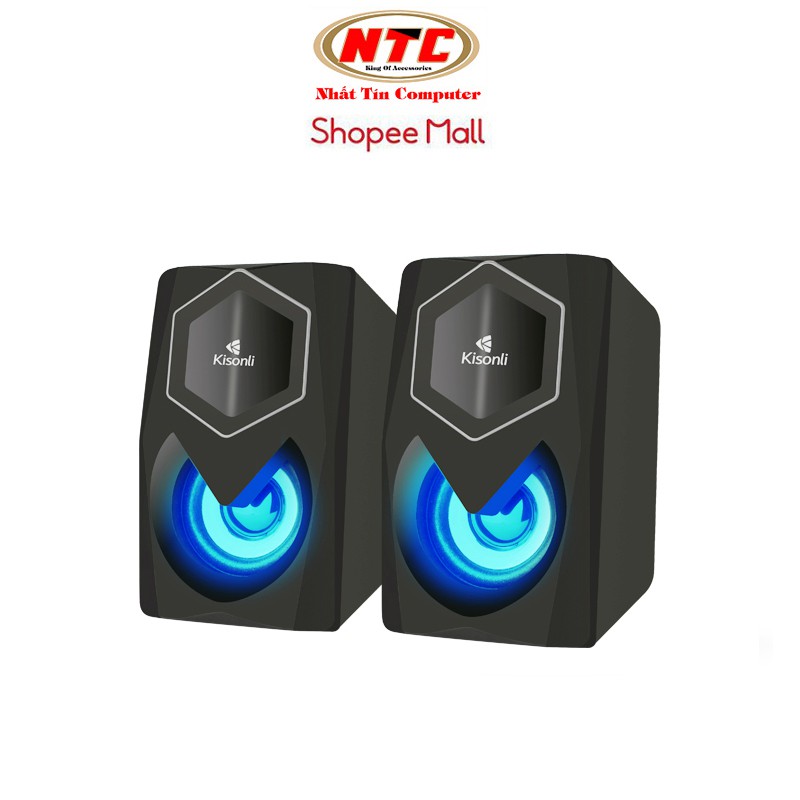 Loa vi tính Kisonli L-1020 có led - thiết kế hiện đại (nhiều màu) Nhất Tín Computer