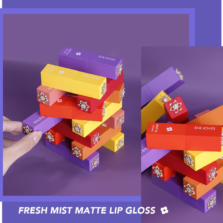 Son kem lì không dính môi Sheloves Matte Lip Gloss 5ml