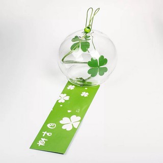 Chuông gió Nhật Bản Furin cỏ 4 lá may mắn - Do_luu_niem