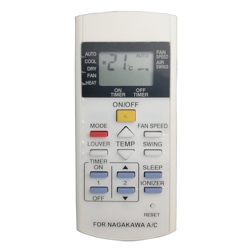 Remote máy lạnh  NAGAKAWA 2 chiều nút đỏ cũ