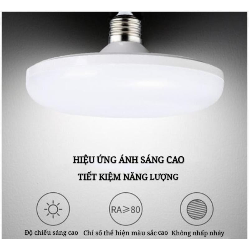 1 thùng 12 Bóng đèn Led đĩa bay 10w tiết kiệm điện tuổi thọ 30.000 giờ