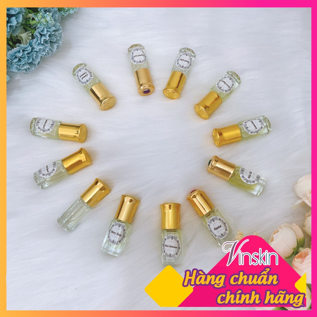 Tinh Dầu Nước Hoa Dubai mẫu 3ml dạng lăn