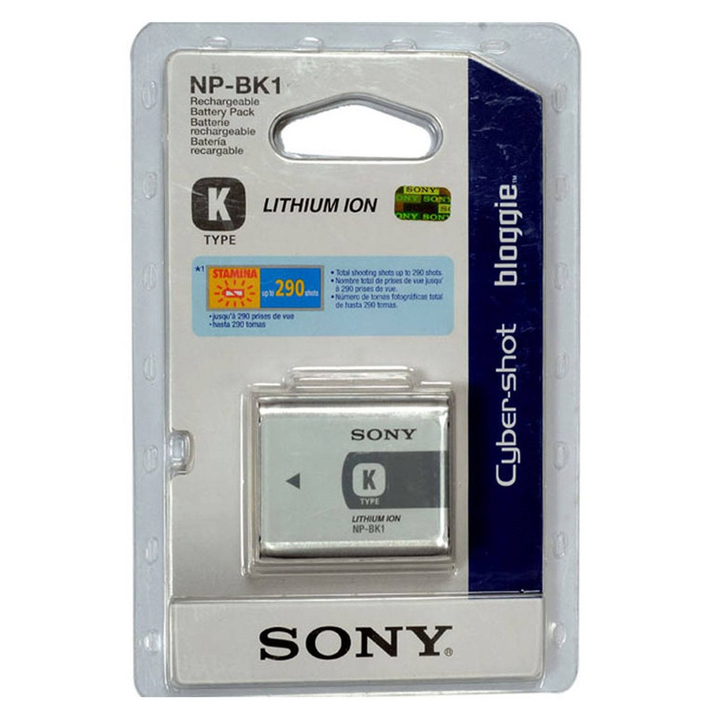 Bộ pin sạc thay thế 1 Pin 1 Sạc máy ảnh Sony NP-BK1