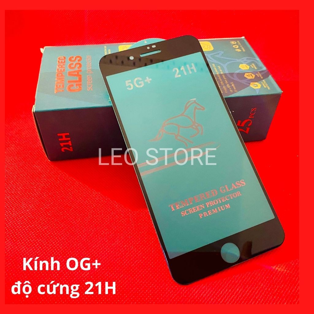 Kính cường lực Iphone 7 plus, 8 plus - Dán cường lực màn hình Iphone 7 plus, 8 plus - cam kết hình thật