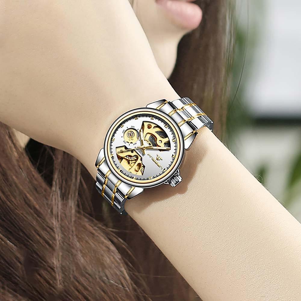 Đồng Hồ Cơ Tự Động Chống Thấm Nước Thời Trang Cho Nữ