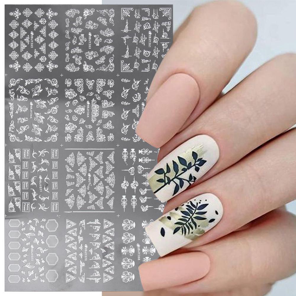 Tờ Sticker 3D Dán Móng Tay 12 Mẫu SUSANS