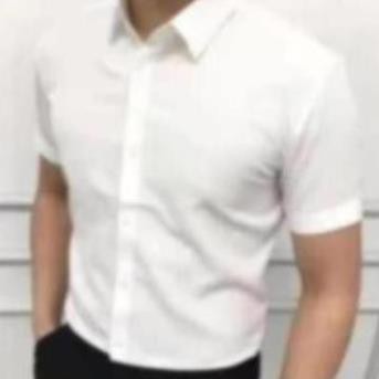 Áo sơ mi nam Cộc Tay Trắng F8888 loại đẹp