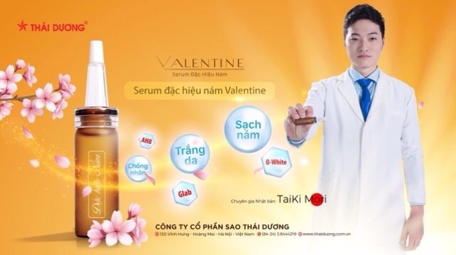 Serum đặc hiệu nám Valentine thái dương (10ml )