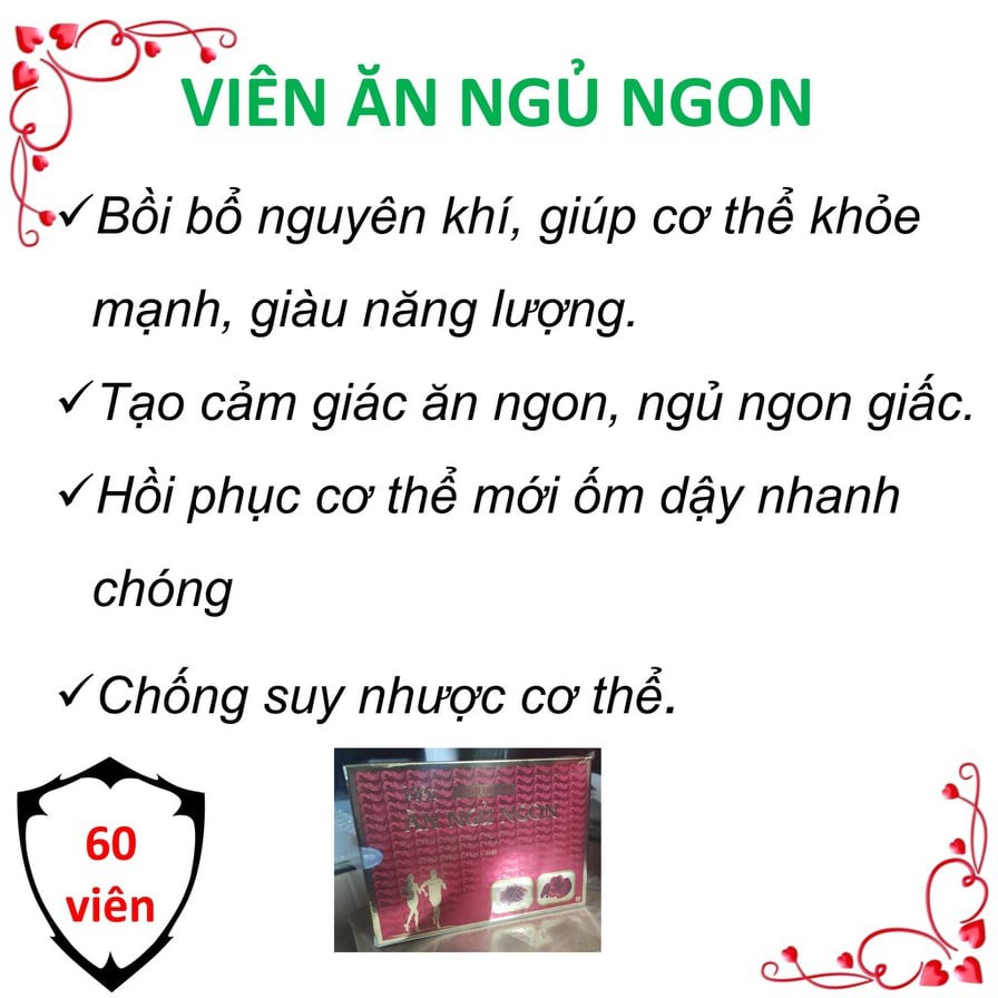 VIÊN ĂN NGỦ NGON Goodhealth, Hỗ trợ ăn ngon ngủ ngon bồi bổ sức khoẻ cải thiện tình trạng chán ăn, ăn không ngon miệng